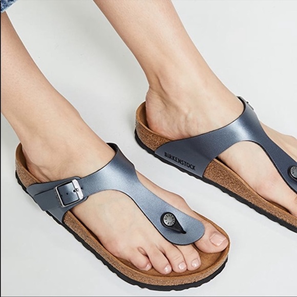 Birkenstock | Shoes | Birkenstock Gizah Sandal In Onyx Us 8 38 Eu | Poshmark